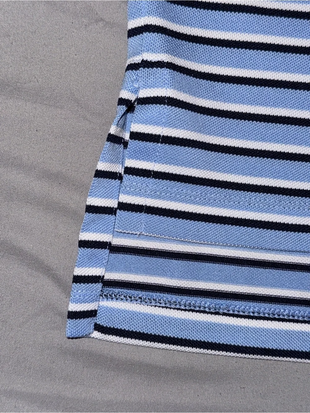 Polo by Ralph Lauren performance Light Blue Striped Polo Shirt